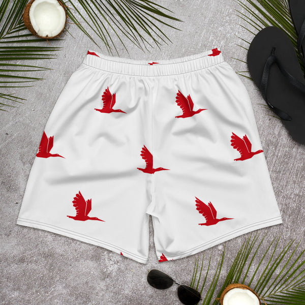 Men's Athletic Long Shorts - tori heron logo