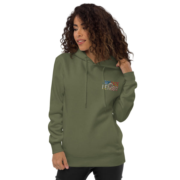 Unisex fashion hoodie - "Embrace Detroit" Embroidery