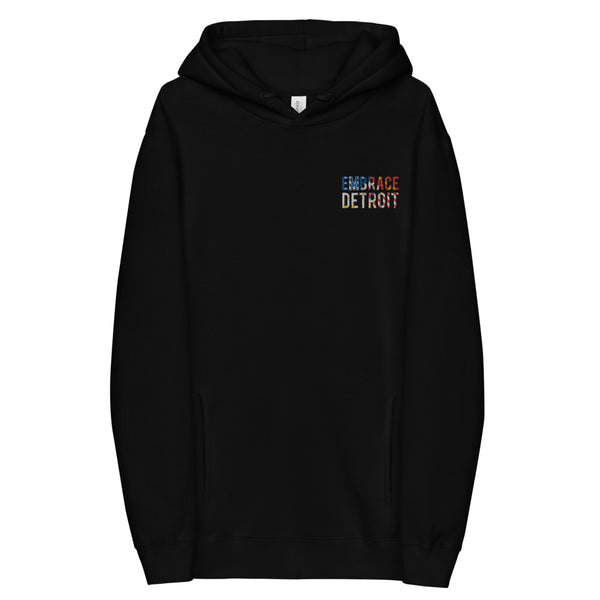 Unisex fashion hoodie - "Embrace Detroit" Embroidery