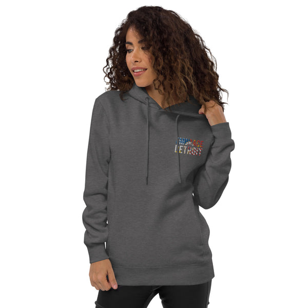 Unisex fashion hoodie - "Embrace Detroit" Embroidery