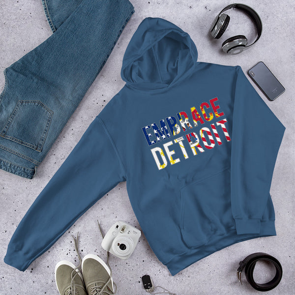 Unisex Hoodie - Embrace Detroit