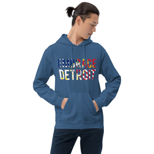 Unisex Hoodie - Embrace Detroit