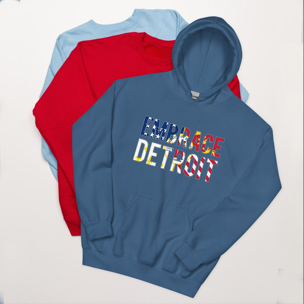 Unisex Hoodie - Embrace Detroit